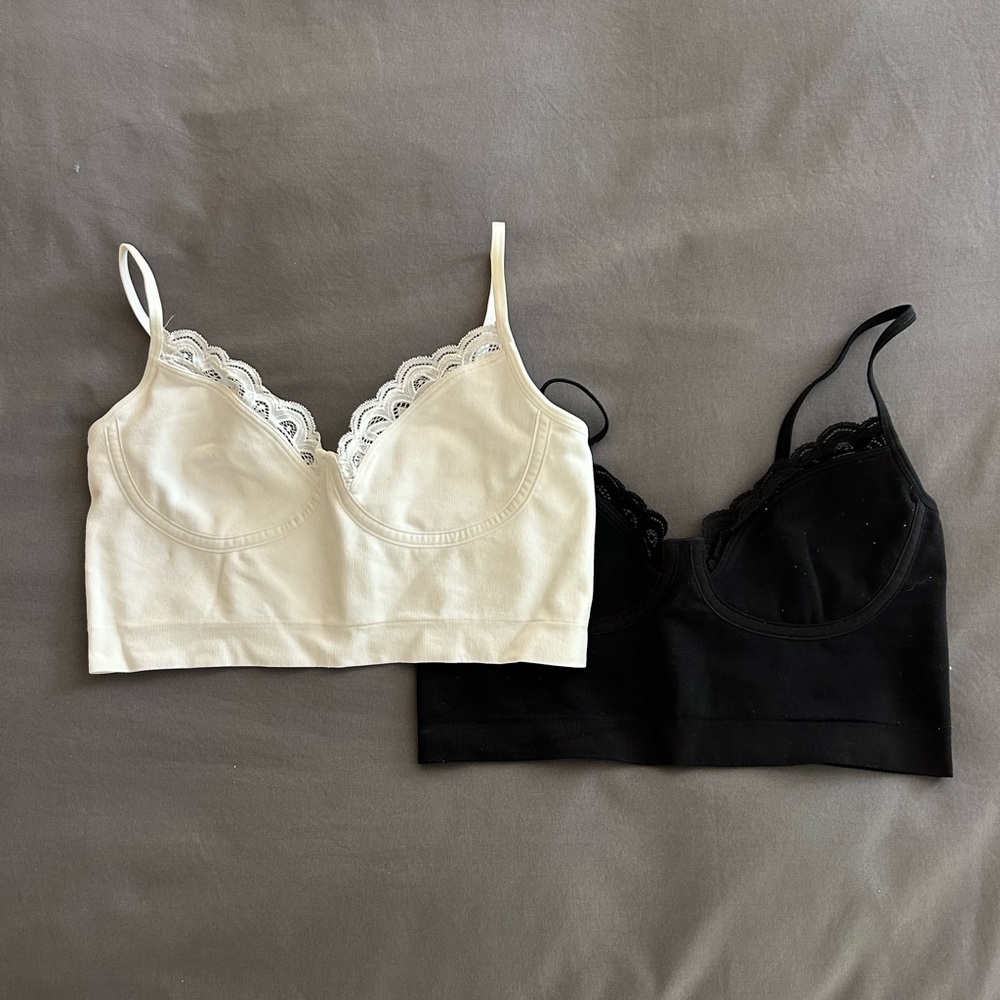 Aerie Lace Crop Top Duo